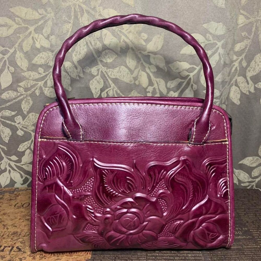 Vintage Patricia Neal Indian Leather Josselin Purse